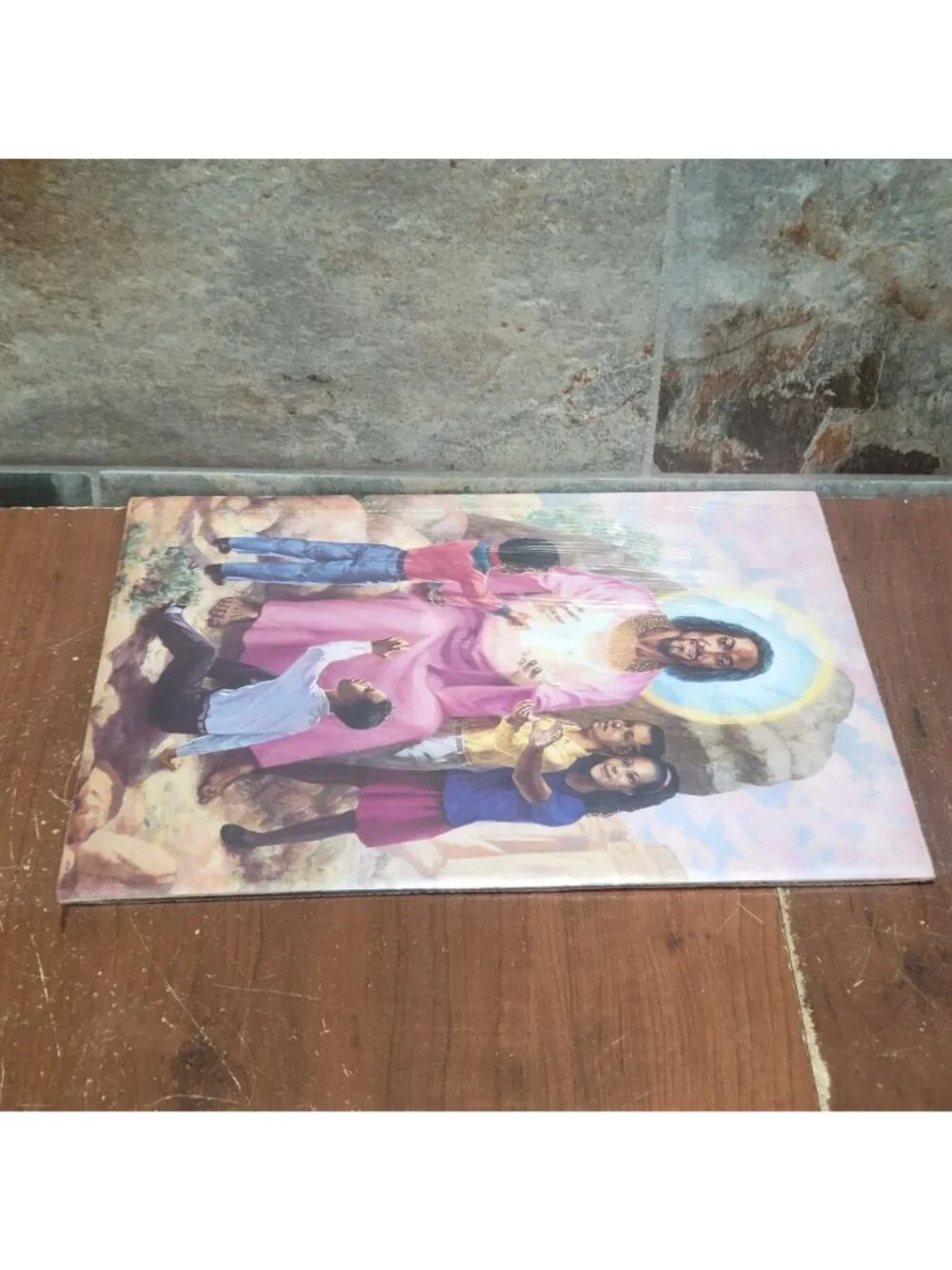 Vintage Unframed Let the Children Come Art Print 1993